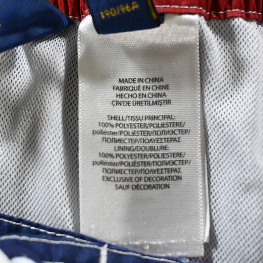 Polo Ralph Lauren Mens Ombre Americana Swim Trunks XXL Red White Blue USA - Picture 6 of 12
